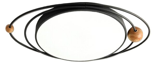 Toolight - Stropní lampa Galaxy Black E27 60W APP868-C, černá, OSW-06887