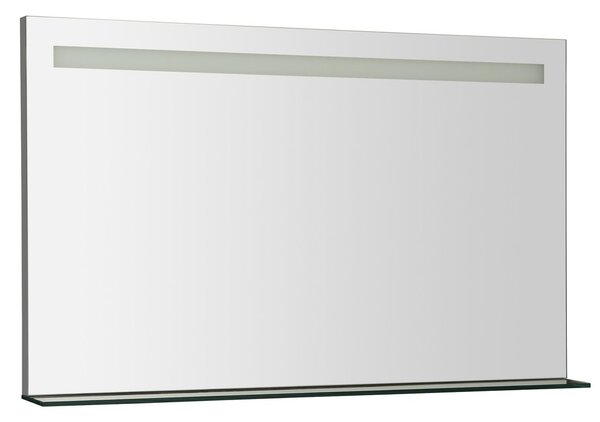 BRETO zrcadlo s policí 1000x608mm, LED osvětlení BT100