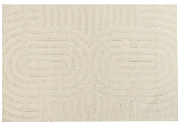 Vlněný koberec 200 x 300 cm béžový MASTUNG