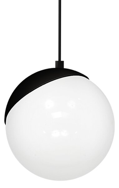 Závěsné svítidlo Sfera, 1x bílé skleněné stínítko, b