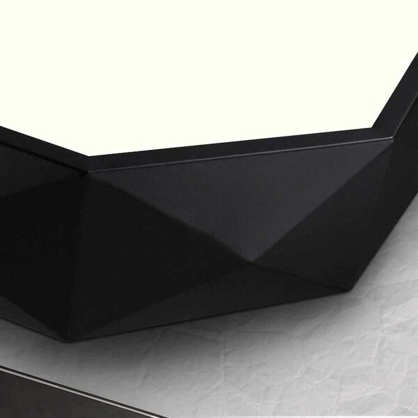 Toolight - Stropní svítidlo Diamond 50cm E27 5x60W APP863-C, černá, OSW-08959