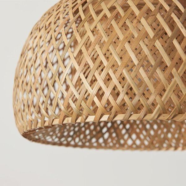 Toolight - stropní svítidlo z přírodního bambusu E27 60W APP886-1CP, hnědá, OSW-05246