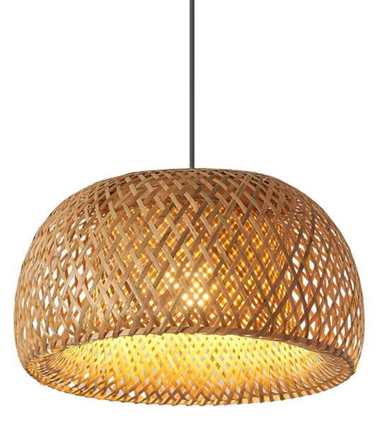 Toolight - stropní svítidlo z přírodního bambusu E27 60W APP886-1CP, hnědá, OSW-05246