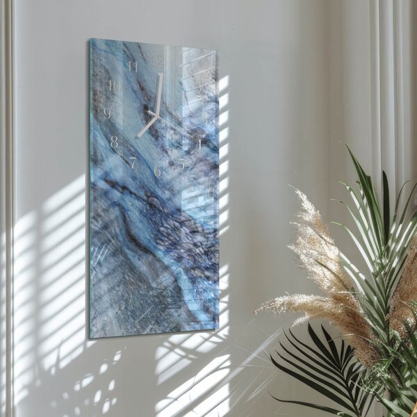 Skleněné hodiny vertikální Kámen zsppb-30x60-00090907