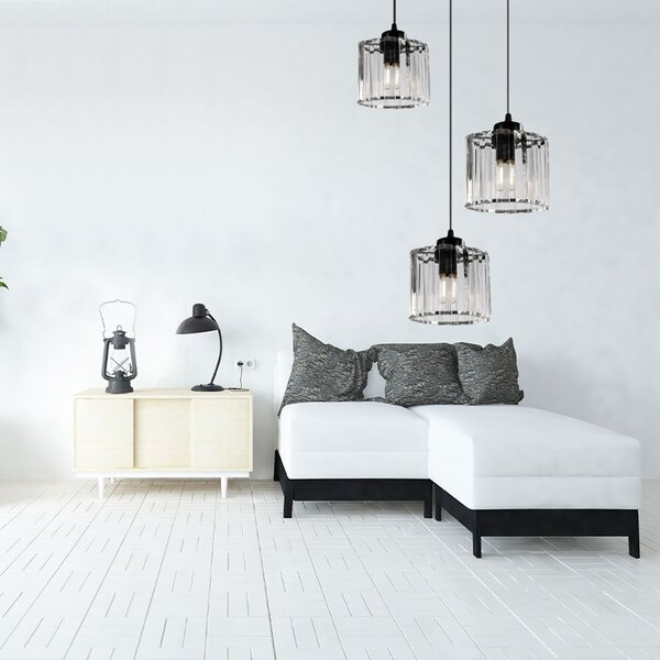 Toolight - ELEGANCE LAMPA SUFITOWA APP210-3CPR KRYSZTAŁ SREBRNA, OSW-08552