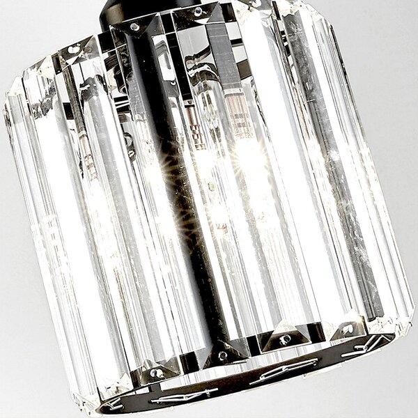 Toolight - ELEGANCE LAMPA SUFITOWA APP210-3CPR KRYSZTAŁ SREBRNA, OSW-08552