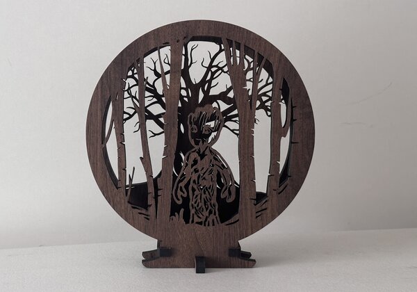 "Grut" lampa 20x22cm provedení povrchu: dub
