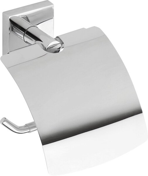 X-SQUARE držák toaletního papíru s krytem, chrom (132112012) XQ700