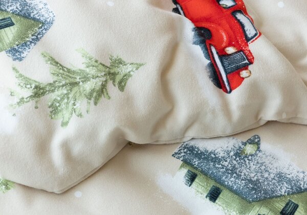 Povlečení Magic Winter Flanel premium 1x 140/200, 1x 70/90