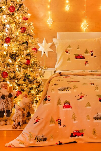 Povlečení Magic Winter Flanel premium 1x 140/200, 1x 70/90
