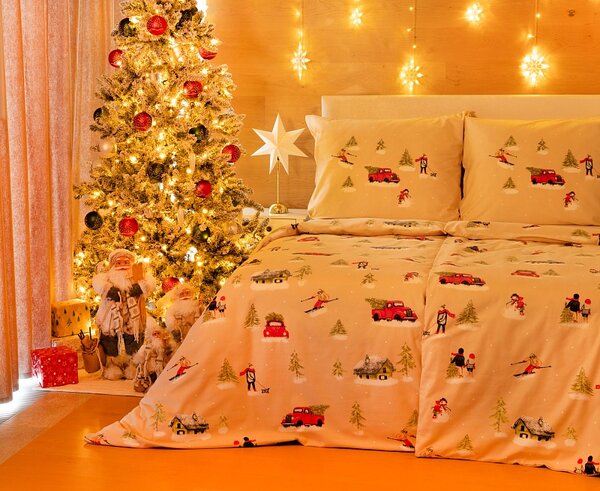 Povlečení Magic Winter Flanel premium 1x 140/200, 1x 70/90