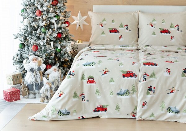 Povlečení Magic Winter Flanel premium 1x 140/200, 1x 70/90