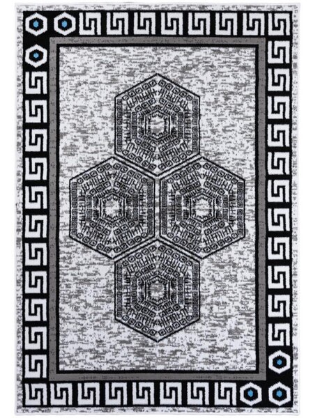 Kusový koberec PP Argos šedobílý 80x150cm
