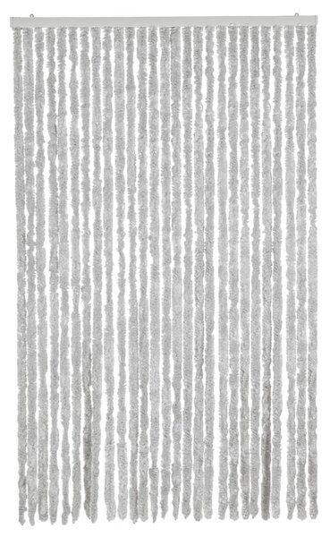 Závěs proti hmyzu šedý 118 x 220 cm žinylka