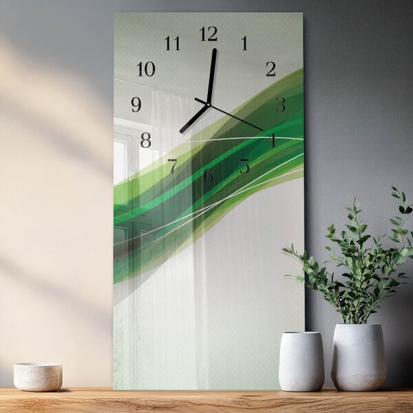 Skleněné hodiny vertikální Abstrakce zsppc-30x60-00176181