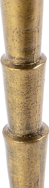 Stolní lampa bronzová se sametovým stínidlem zelená 35cm - Pisos