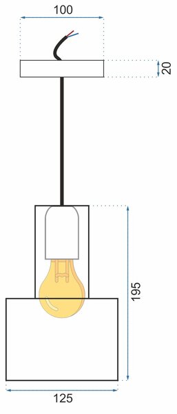Toolight Moderní kovová závěsná stropní lampa stříbrná chrom