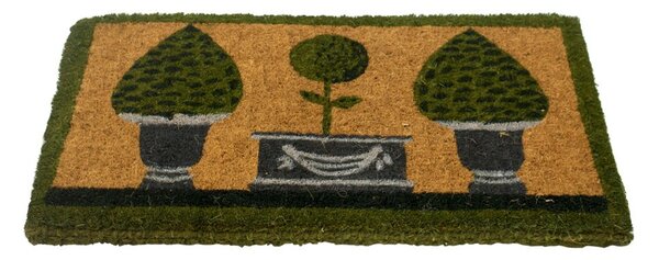 Kokosová rohož ručně vyrobená 3 topiary - 75*45*3cm - Mars & More