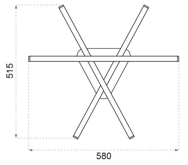 Toolight - Moderní LED stropní svítidlo 59x59cm APP397-C, chromová, OSW-06913