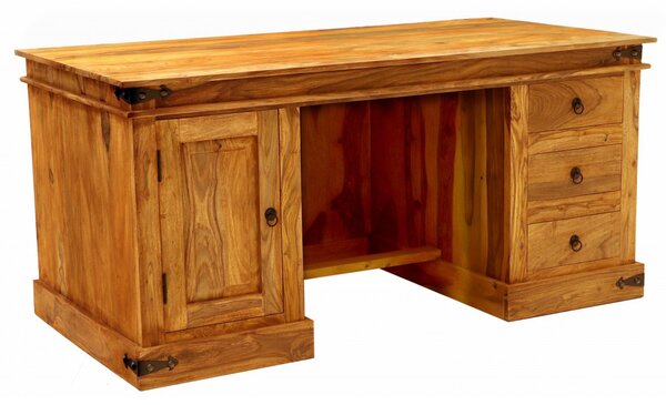 Psací stůl Jali 160x80x76 z indického masivu palisandr