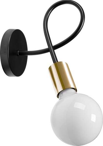 Toolight Kovová nástěnná lampa Loft PARADISE APP516-1W Gold