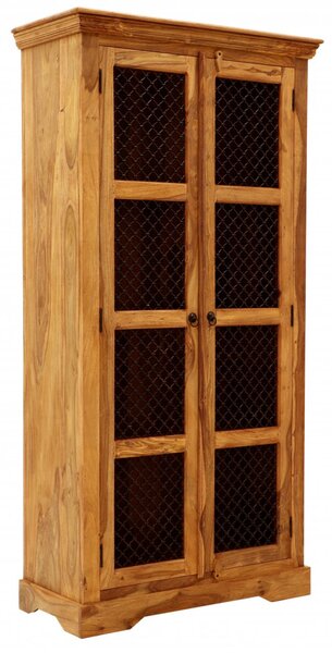 Vitrína Jali 100x200x45 z indického masivu palisandr