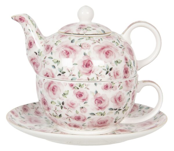 Porcelánová konvička tea for one Des Roses