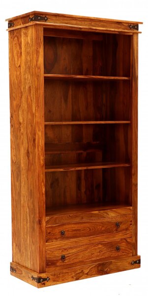 Knihovna 100x200x45 Jali z indického masivu palisandr