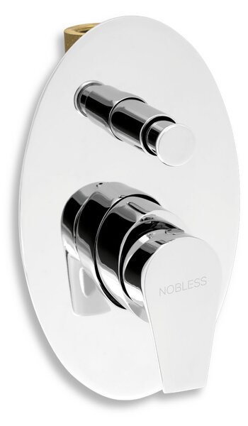 Novaservis Vanová sprchová pod bat. s přepínačem Nobless VISION X chrom 42050R,0