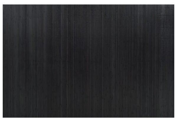 Paraván černý 165 x 250 cm bambus