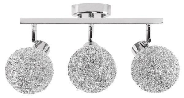 Toolight - Stropní kovová lampa GLAMOUR 3xE27 60W APP672-3C, chromová, OSW-05642