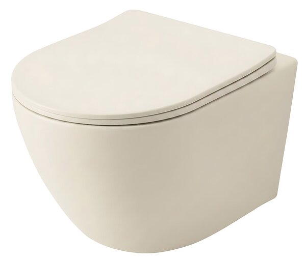 Závěsná WC mísa REA Focus Tornado Creme