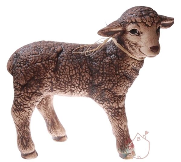 Velikonoční dekorace ovce keramická