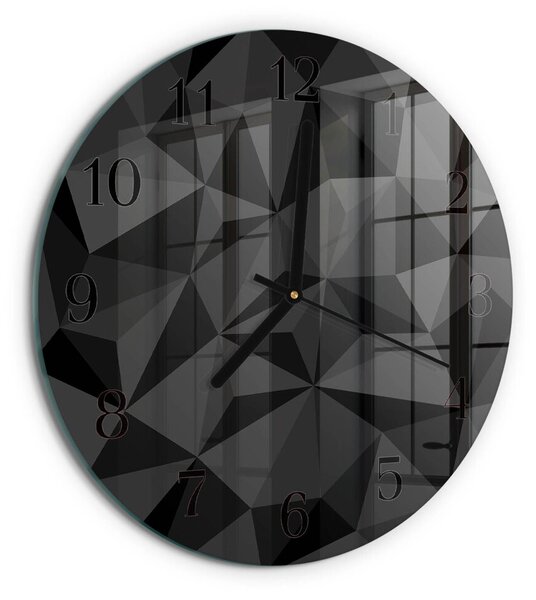 Skleněné nástěnné hodiny 3D vzor zsoc-fi30-00060287