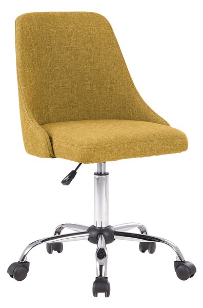 Tempo Kondela Kancelářská židle, žlutá/chrom, EDIZ