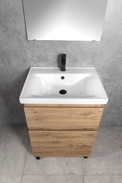 Aqualine Sapho, SAVA 60 nábytkové umyvadlo 60x16,5x40 cm