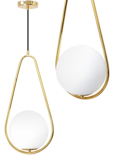 Toolight - Stropní svítidlo 1xE27 60W APP472-1CP, zlatá, OSW-00650