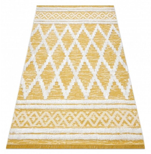 Kusový koberec Claris žlutý 78x150cm