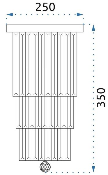 Toolight - Stropní svítidlo 3xG9 25W APP787-3C, chromová, OSW-05038