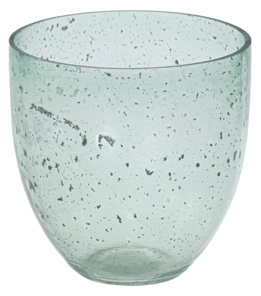 Váza z recyklovaného skla 20 x 20 cm