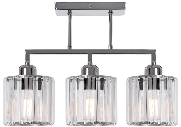 Toolight - Stropní svítidlo GLAMOUR 3xE27 392228, chromová, OSW-09685