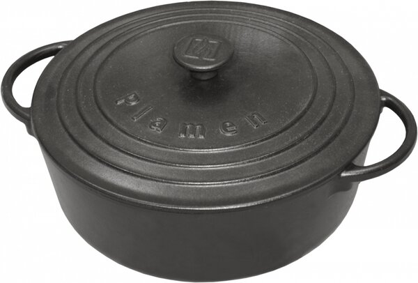 PLAMEN Litinový hrnec s víkem 5,7 l