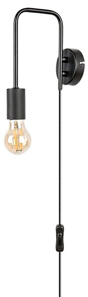 Rabalux nástěnné svítidlo Manzur E27 1x MAX 40W černá 71022