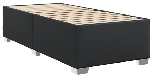 Rám postele černý 80 x 200 cm umělá kůže 3284532