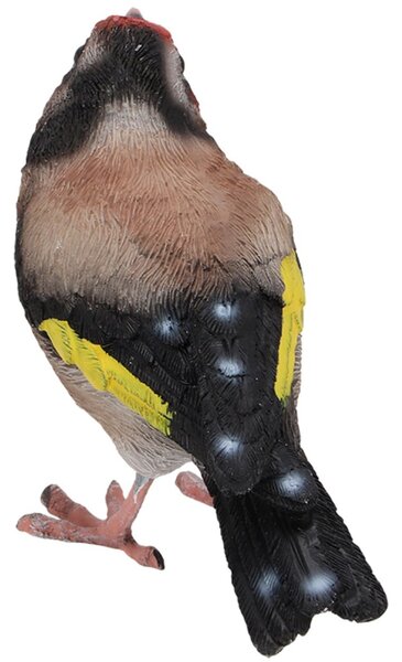 Zahradní figurka z polyesterové pryskyřice Bird, 12x8,5 cm, vícebarevná