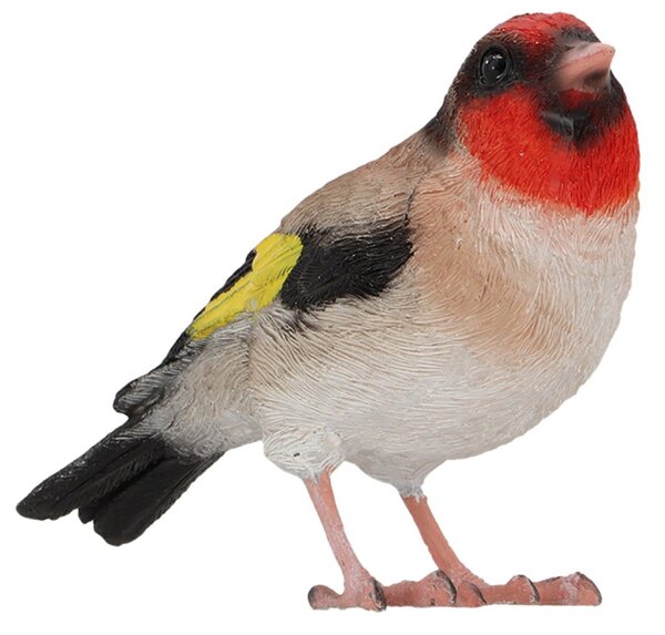 Zahradní figurka z polyesterové pryskyřice Bird, 12x8,5 cm, vícebarevná