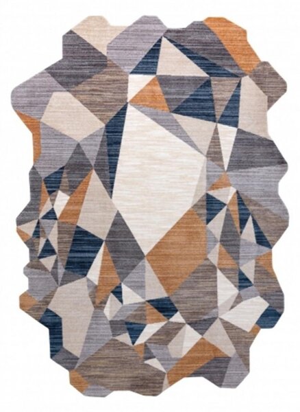 Kusový koberec Mozaika šedomodrý 195x290cm