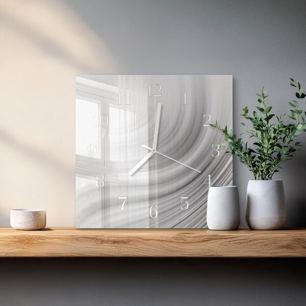 Skleněné hodiny Abstrakce zskb-30x30-00057620