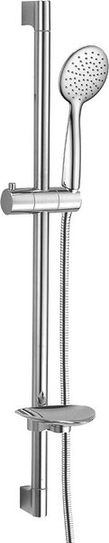WANDA sprchová souprava s mýdlenkou, posuvný držák, 700mm, chrom 1202-27