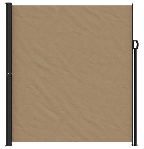 Zatahovací boční markýza taupe 220 x 300 cm